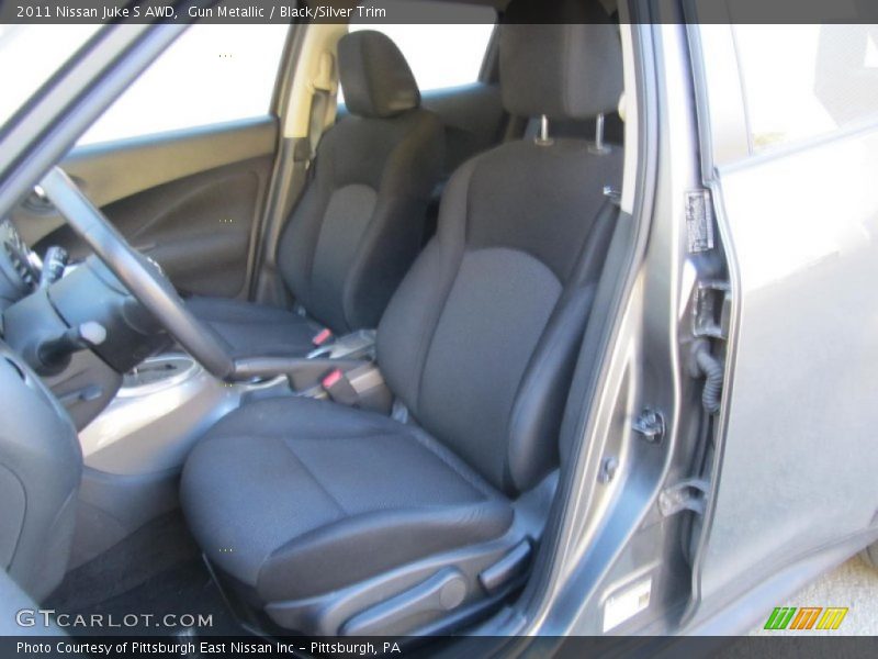 Gun Metallic / Black/Silver Trim 2011 Nissan Juke S AWD
