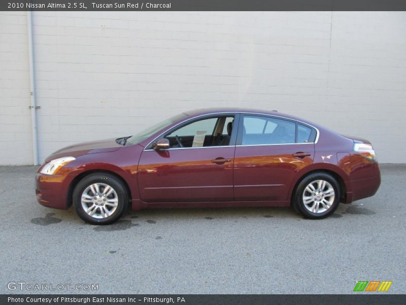 Tuscan Sun Red / Charcoal 2010 Nissan Altima 2.5 SL