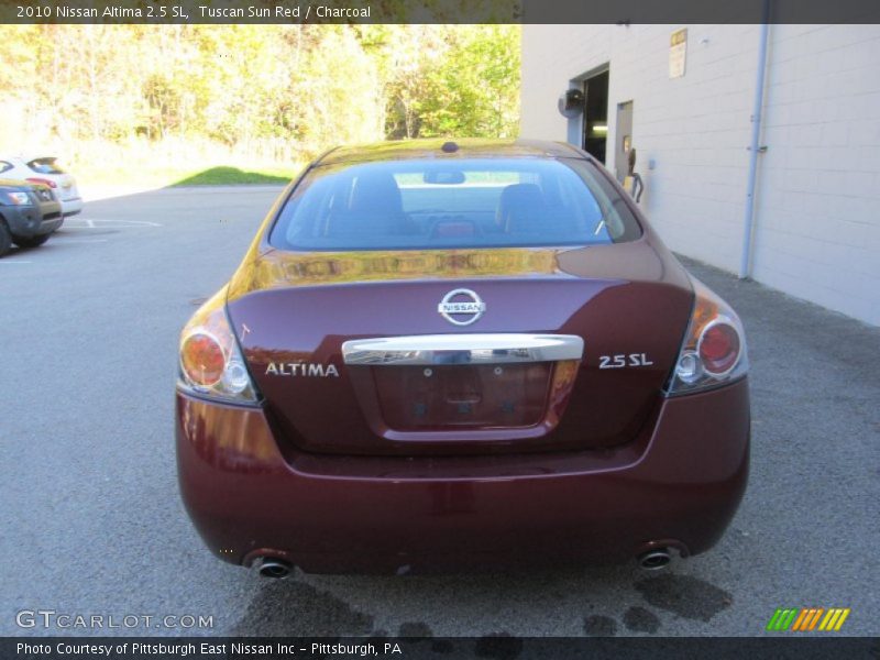 Tuscan Sun Red / Charcoal 2010 Nissan Altima 2.5 SL