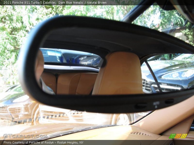 Dark Blue Metallic / Natural Brown 2011 Porsche 911 Turbo S Cabriolet