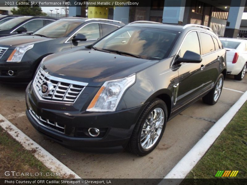 Gray Flannel Metallic / Ebony/Ebony 2013 Cadillac SRX Performance FWD
