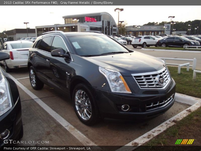 Gray Flannel Metallic / Ebony/Ebony 2013 Cadillac SRX Performance FWD