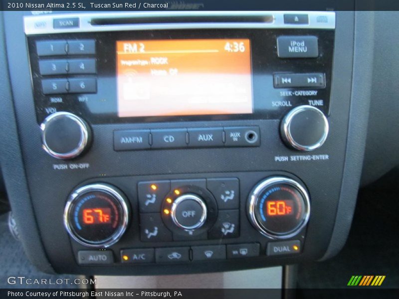 Tuscan Sun Red / Charcoal 2010 Nissan Altima 2.5 SL