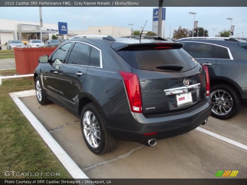 Gray Flannel Metallic / Ebony/Ebony 2013 Cadillac SRX Performance FWD