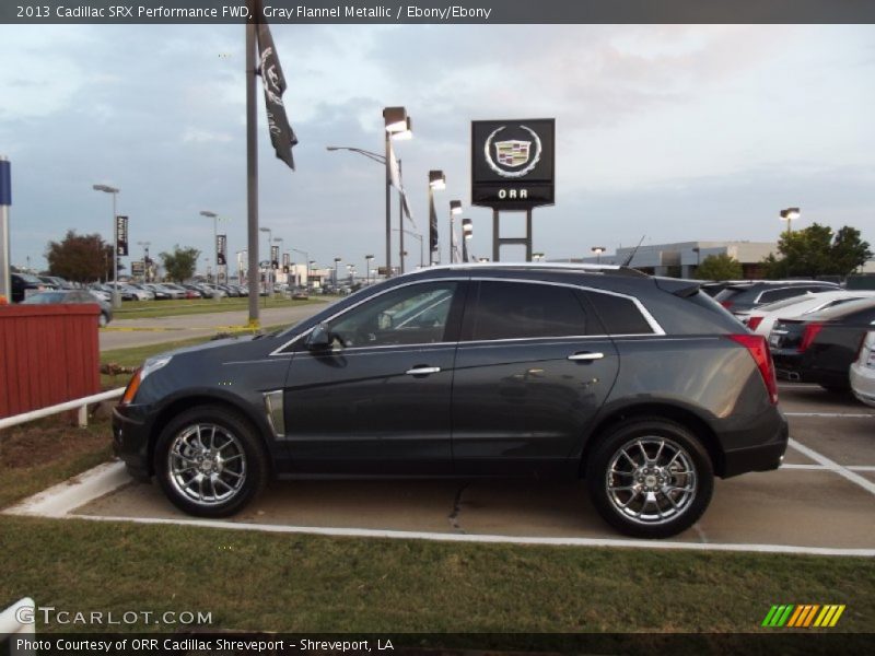 Gray Flannel Metallic / Ebony/Ebony 2013 Cadillac SRX Performance FWD