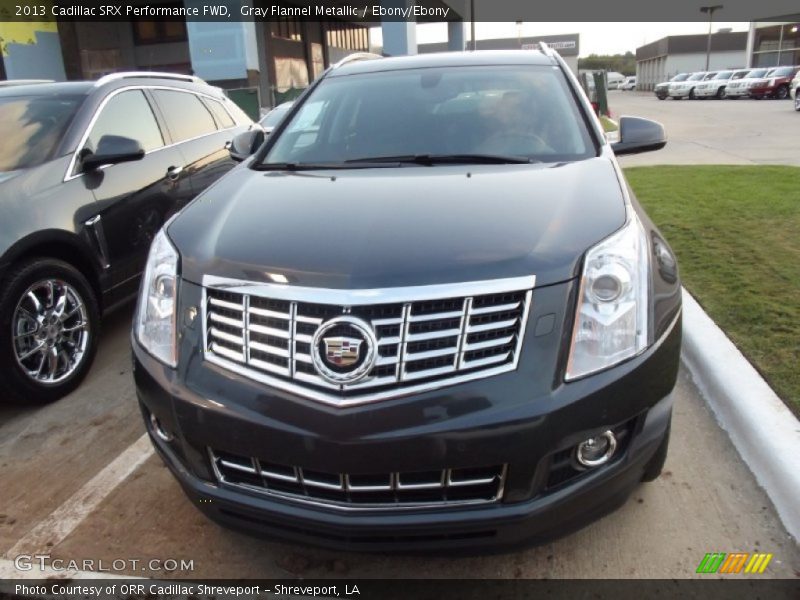 Gray Flannel Metallic / Ebony/Ebony 2013 Cadillac SRX Performance FWD