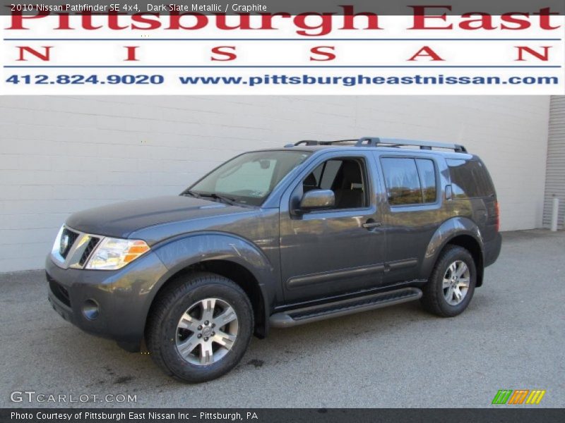 Dark Slate Metallic / Graphite 2010 Nissan Pathfinder SE 4x4