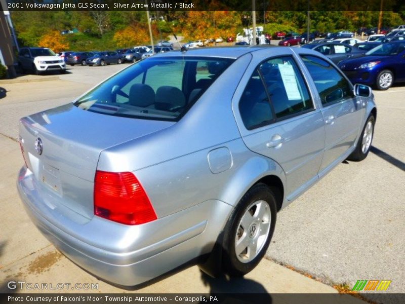 Silver Arrow Metallic / Black 2001 Volkswagen Jetta GLS Sedan