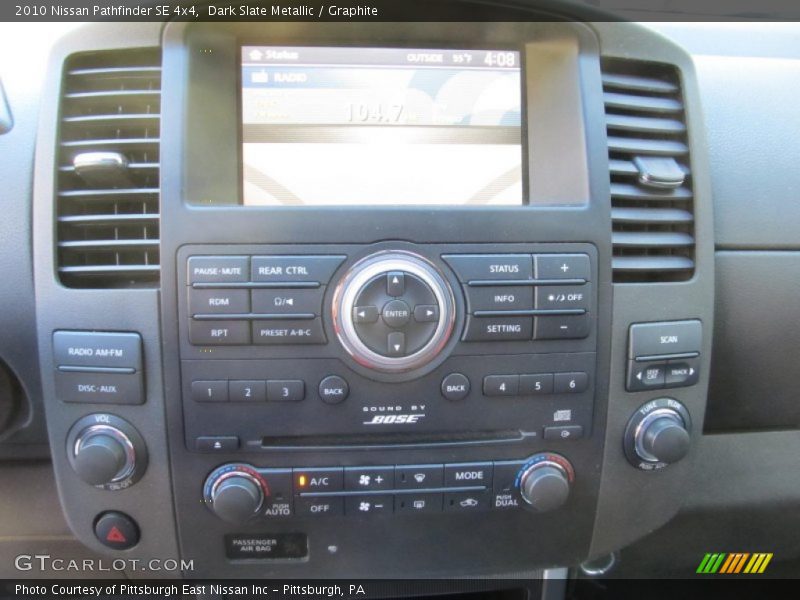 Dark Slate Metallic / Graphite 2010 Nissan Pathfinder SE 4x4