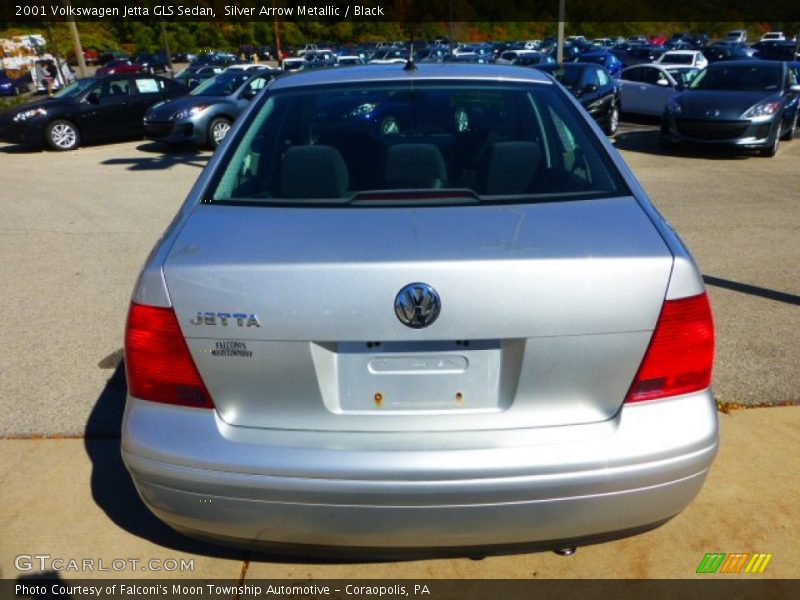 Silver Arrow Metallic / Black 2001 Volkswagen Jetta GLS Sedan
