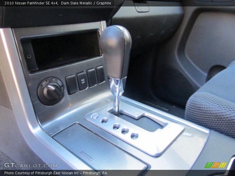 Dark Slate Metallic / Graphite 2010 Nissan Pathfinder SE 4x4