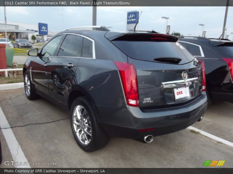 Black Raven / Light Titanium/Ebony 2013 Cadillac SRX Performance FWD