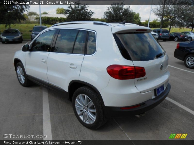 Candy White / Beige 2013 Volkswagen Tiguan SE