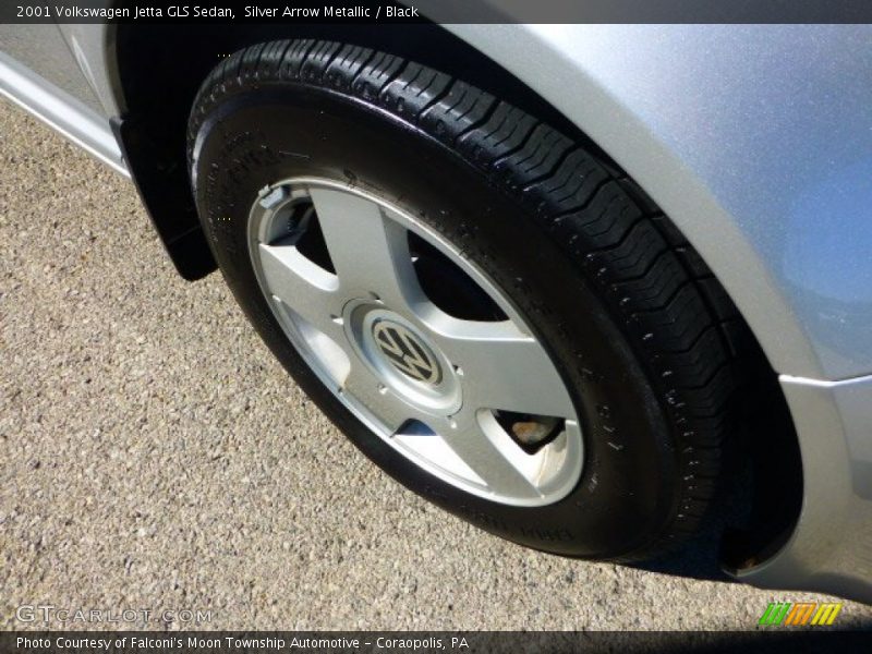 Silver Arrow Metallic / Black 2001 Volkswagen Jetta GLS Sedan