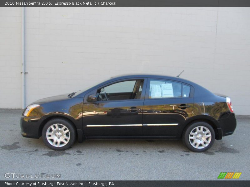 Espresso Black Metallic / Charcoal 2010 Nissan Sentra 2.0 S