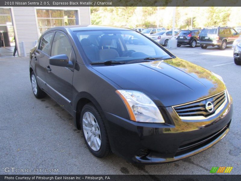 Espresso Black Metallic / Charcoal 2010 Nissan Sentra 2.0 S