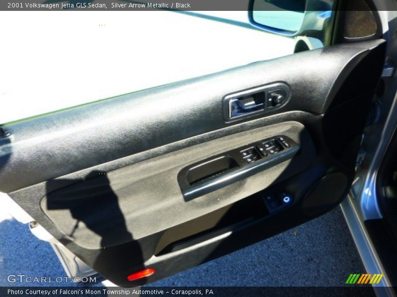 Silver Arrow Metallic / Black 2001 Volkswagen Jetta GLS Sedan