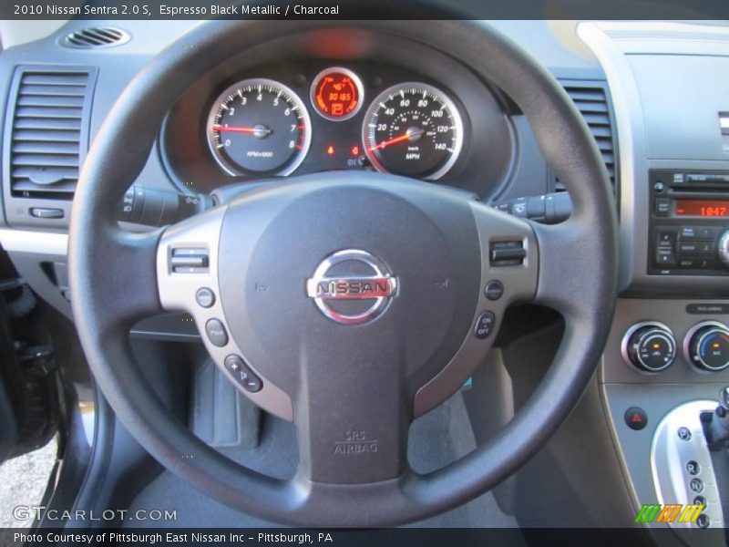 Espresso Black Metallic / Charcoal 2010 Nissan Sentra 2.0 S