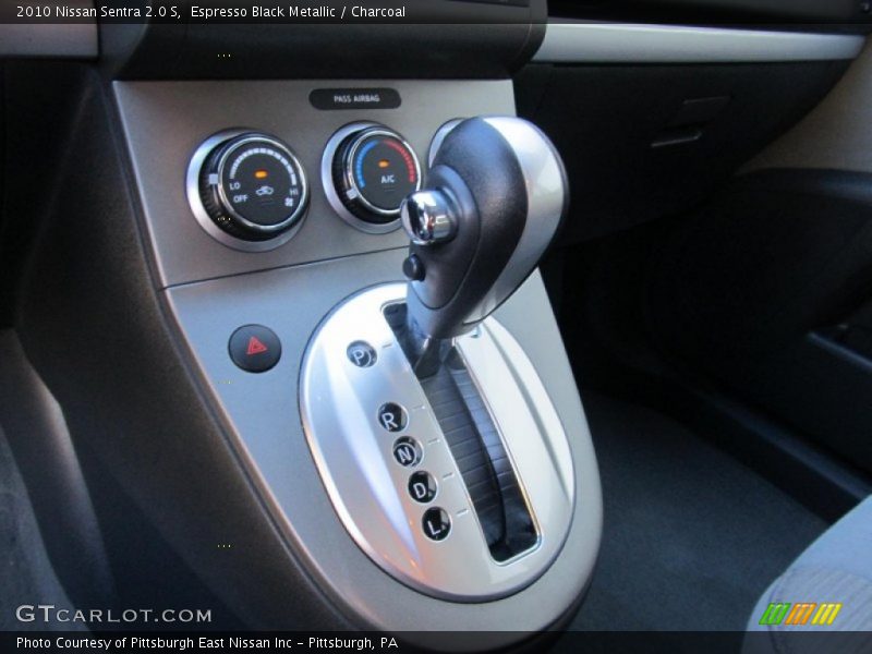 Espresso Black Metallic / Charcoal 2010 Nissan Sentra 2.0 S