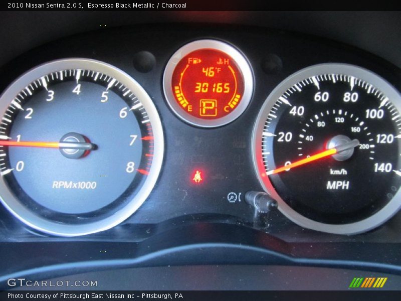 Espresso Black Metallic / Charcoal 2010 Nissan Sentra 2.0 S