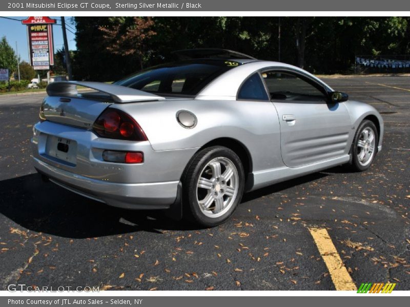Sterling Silver Metallic / Black 2001 Mitsubishi Eclipse GT Coupe