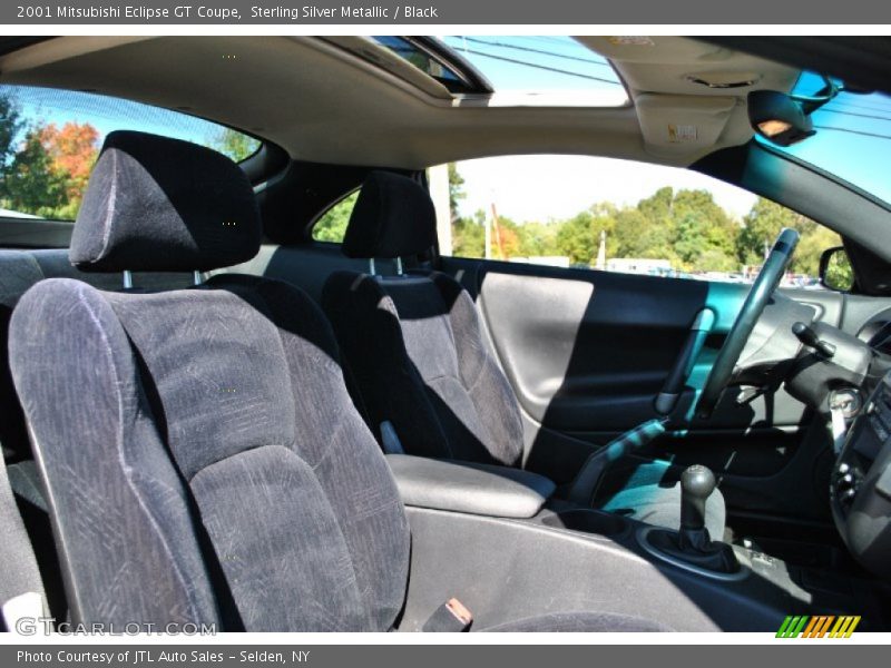 Sterling Silver Metallic / Black 2001 Mitsubishi Eclipse GT Coupe