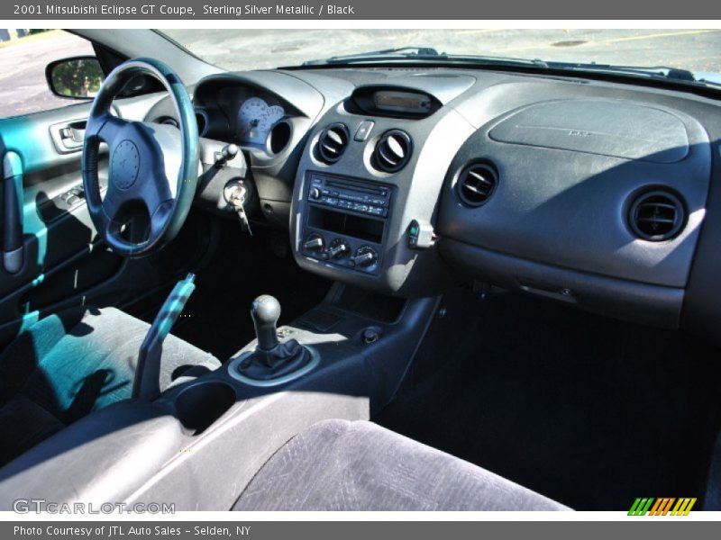 Sterling Silver Metallic / Black 2001 Mitsubishi Eclipse GT Coupe