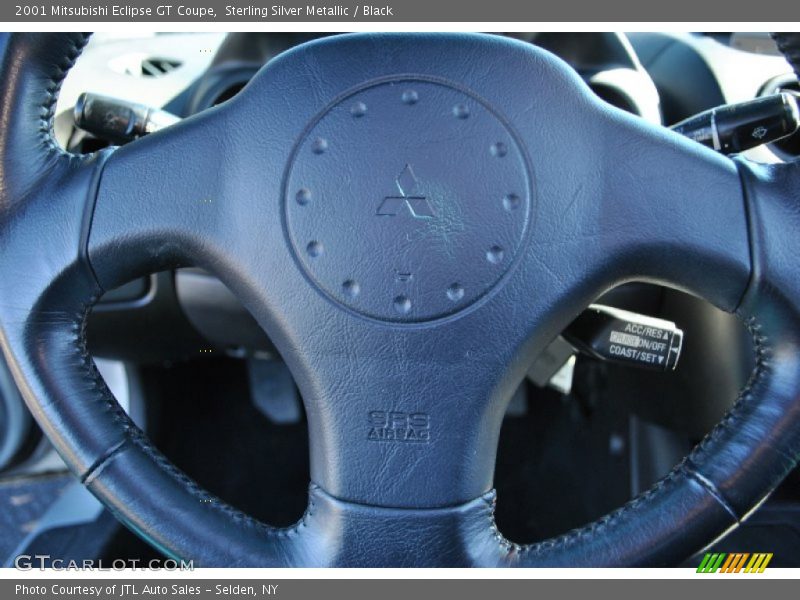 Sterling Silver Metallic / Black 2001 Mitsubishi Eclipse GT Coupe