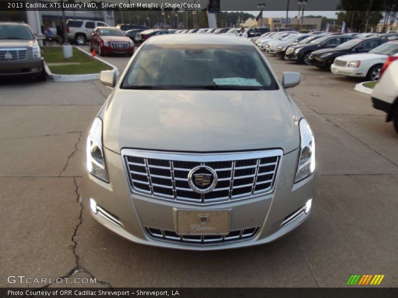 Silver Coast Metallic / Shale/Cocoa 2013 Cadillac XTS Luxury FWD