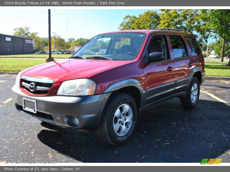 Merlot Pearl Metallic / Dark Flint Grey 2004 Mazda Tribute LX V6 4WD