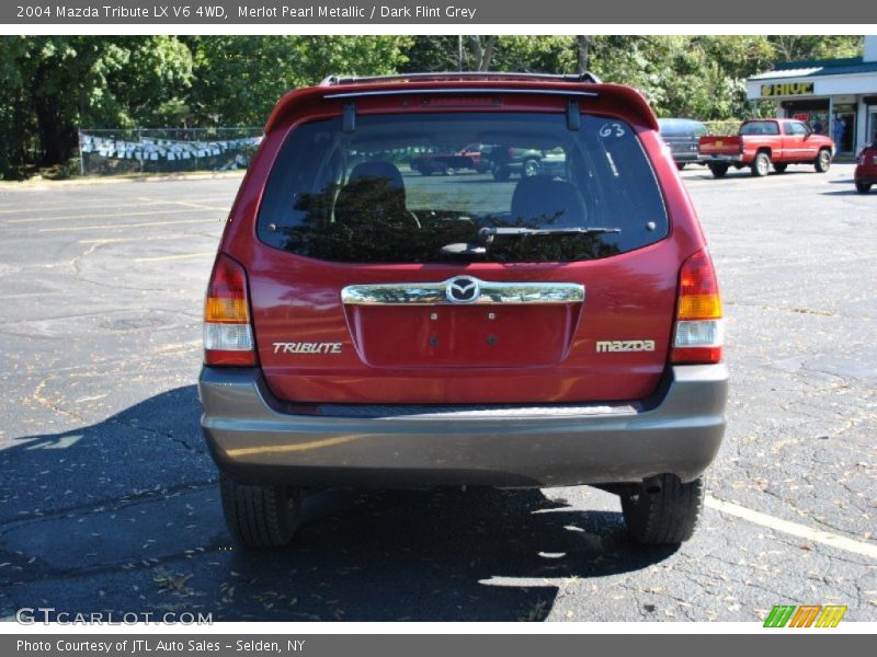 Merlot Pearl Metallic / Dark Flint Grey 2004 Mazda Tribute LX V6 4WD