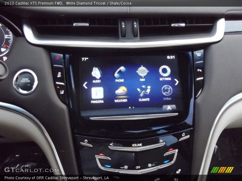 White Diamond Tricoat / Shale/Cocoa 2013 Cadillac XTS Premium FWD