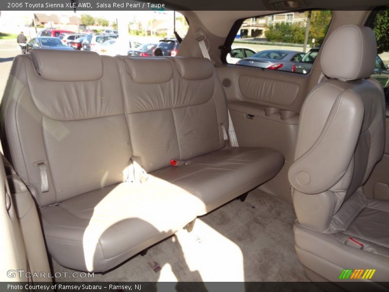 Salsa Red Pearl / Taupe 2006 Toyota Sienna XLE AWD