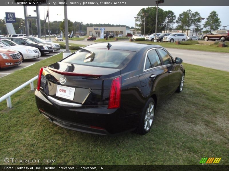 Black Raven / Jet Black/Jet Black Accents 2013 Cadillac ATS 2.5L Luxury