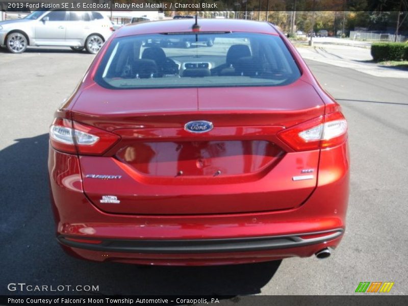 Ruby Red Metallic / Charcoal Black 2013 Ford Fusion SE 1.6 EcoBoost
