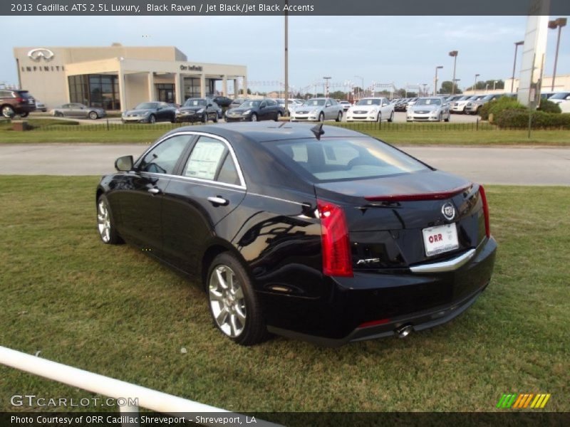 Black Raven / Jet Black/Jet Black Accents 2013 Cadillac ATS 2.5L Luxury