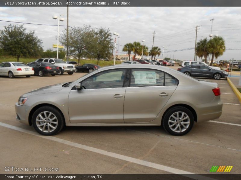 Moonrock Silver Metallic / Titan Black 2013 Volkswagen Jetta SE Sedan