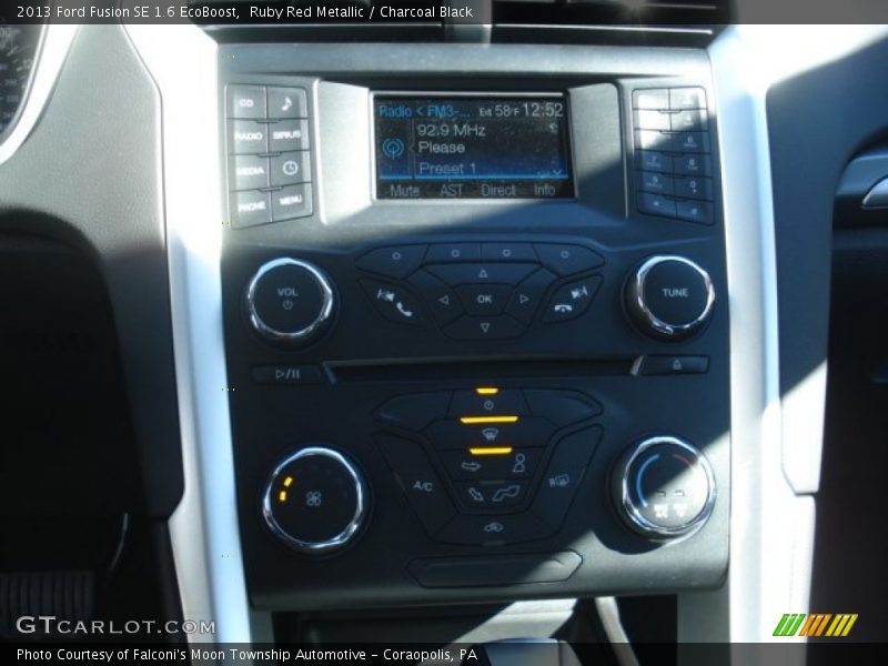 Controls of 2013 Fusion SE 1.6 EcoBoost