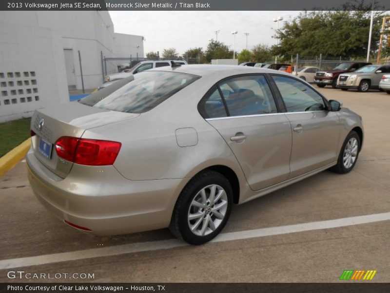 Moonrock Silver Metallic / Titan Black 2013 Volkswagen Jetta SE Sedan