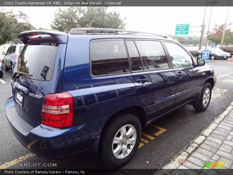 Indigo Ink Blue Metallic / Charcoal 2001 Toyota Highlander V6 4WD