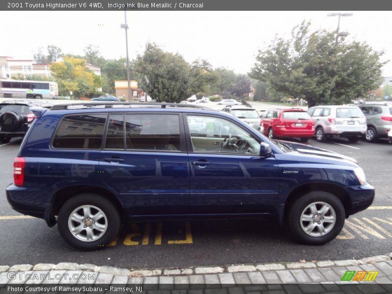 Indigo Ink Blue Metallic / Charcoal 2001 Toyota Highlander V6 4WD