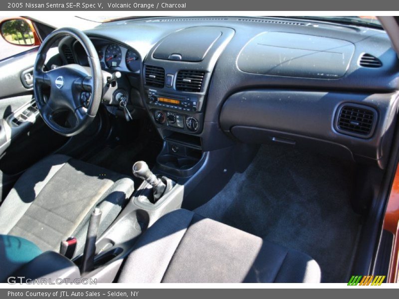 Volcanic Orange / Charcoal 2005 Nissan Sentra SE-R Spec V