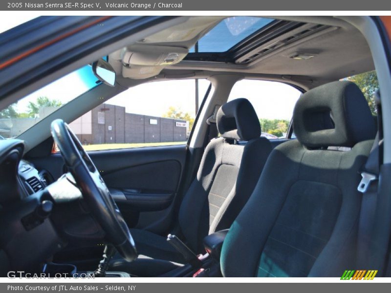 Volcanic Orange / Charcoal 2005 Nissan Sentra SE-R Spec V