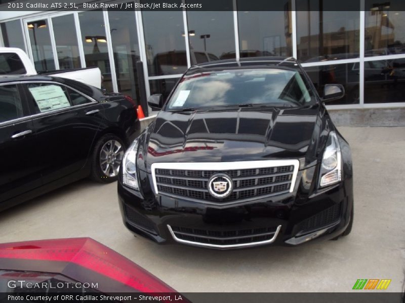 Black Raven / Jet Black/Jet Black Accents 2013 Cadillac ATS 2.5L