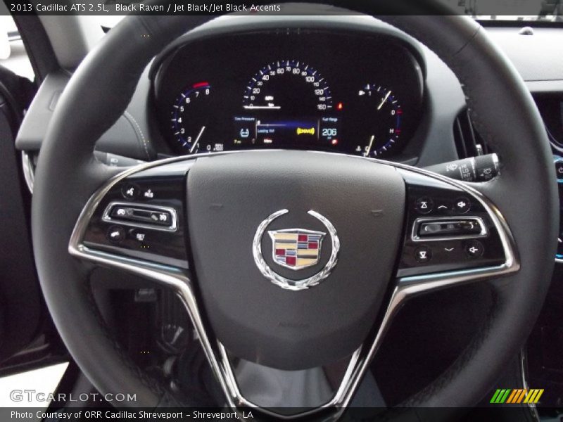 Black Raven / Jet Black/Jet Black Accents 2013 Cadillac ATS 2.5L
