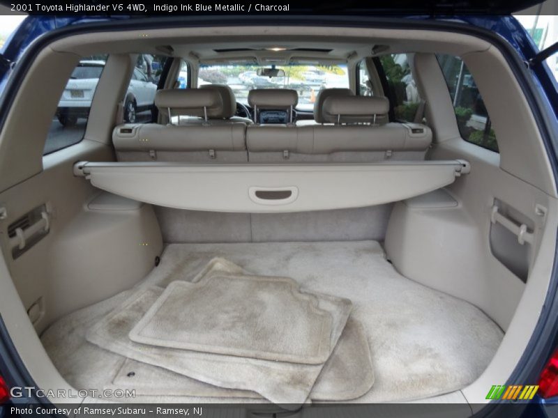 Indigo Ink Blue Metallic / Charcoal 2001 Toyota Highlander V6 4WD