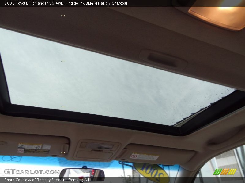 Indigo Ink Blue Metallic / Charcoal 2001 Toyota Highlander V6 4WD