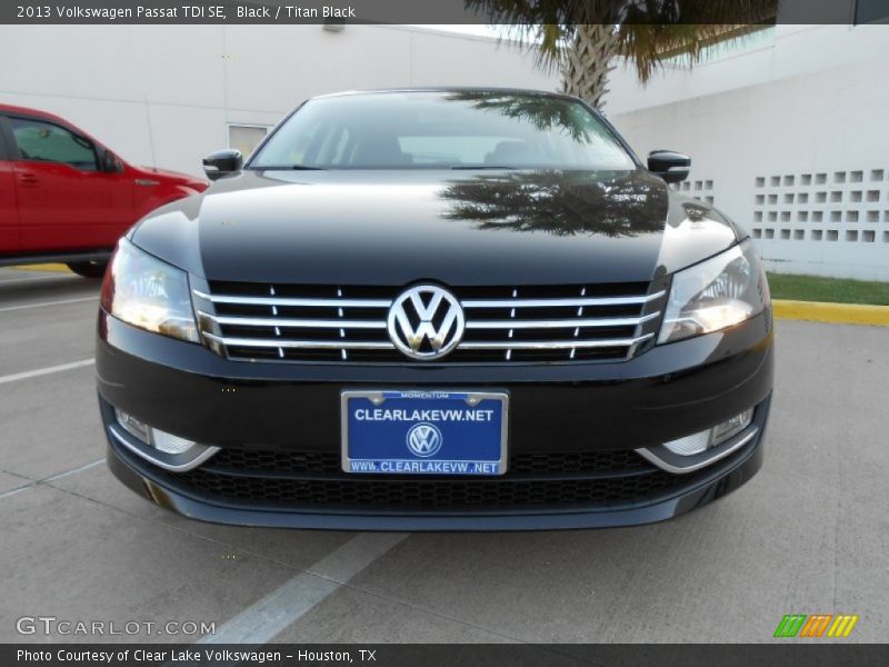Black / Titan Black 2013 Volkswagen Passat TDI SE