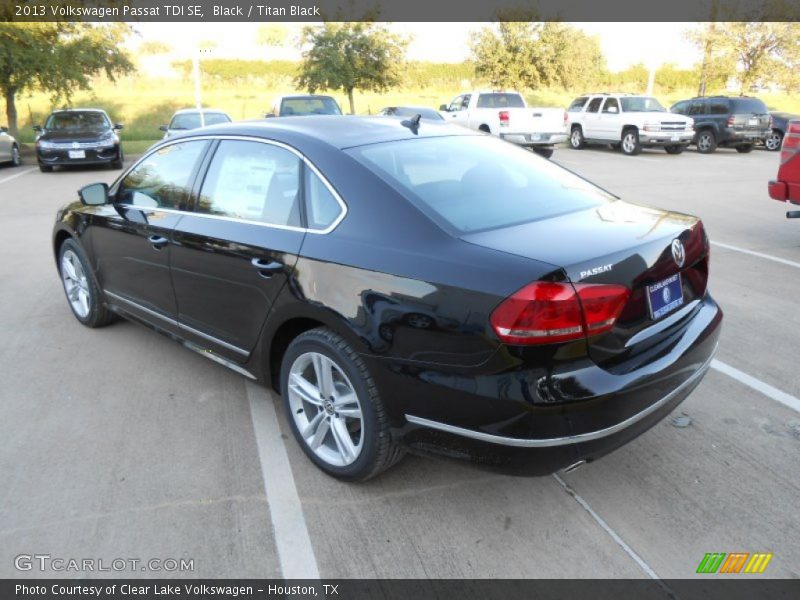 Black / Titan Black 2013 Volkswagen Passat TDI SE