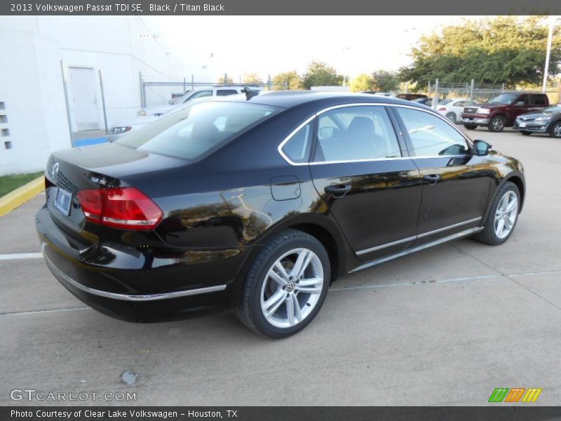 Black / Titan Black 2013 Volkswagen Passat TDI SE